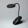 NLED-513-6W-BK desktop lamp LED battery on clothespin, black color