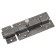 Zasov "Kirov" Secret Zd-06, square, antique silver color