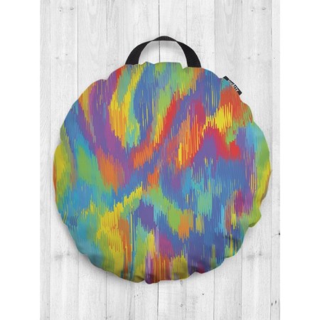 Decorative pillow Siddle on the floor, size 52x52 cm