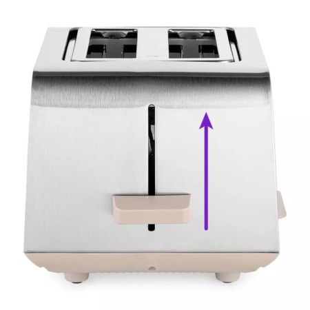 Toster KitFort KT-6060, 1100 W, 6 frying modes, 2 toasts, silver-beige-4