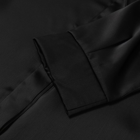 Female blouse, black color, size One size (42-46)-3