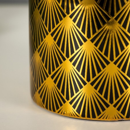 Birgit table lamp E14 40W black and gold 15x15x27 cm Risalux-3