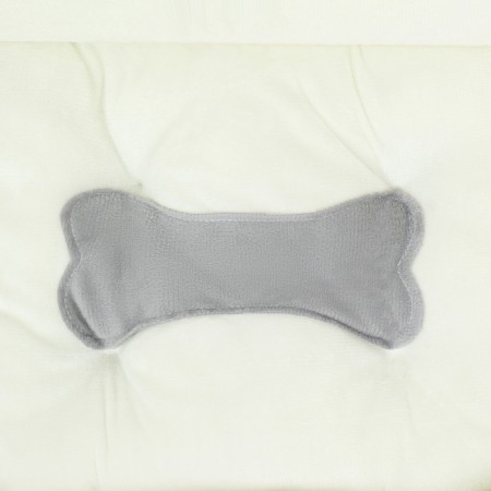 Lynchin-Divan for animals "Bone", 50 x 40 x 15, gray-white-6