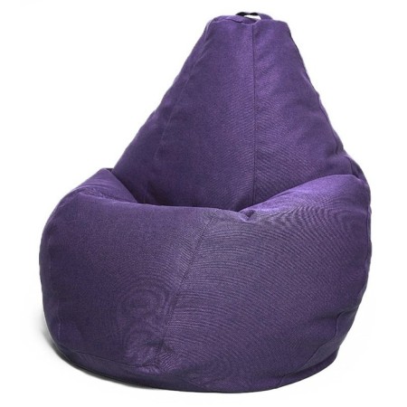The hand-bag “pear” is positive, size XL, diameter 95 cm, height 125 cm, mitch, purple color
