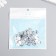 Decor for creativity plastic "Rhinestones Round. Transparent" (set 40 pcs) 1x1 cm