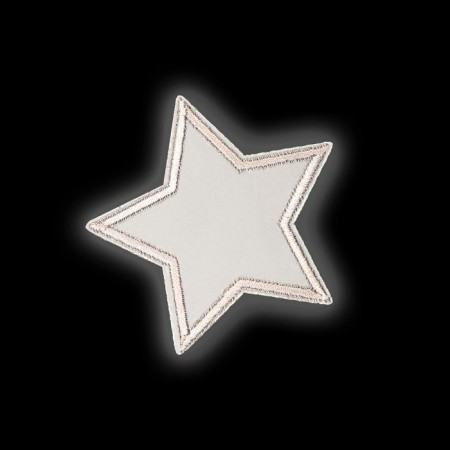 Reflective thermonacleka "Zvezda", 6.5 × 6.5 cm, color gray color-1