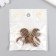 Button metal for creativity "chain" 2x2x0.7 cm