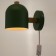 Bra 1667/1gy E27 40W green 18x13x16 cm