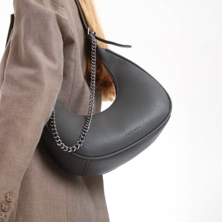 Bag Women's Sobo on the zipper Textura, average size, color gray-9