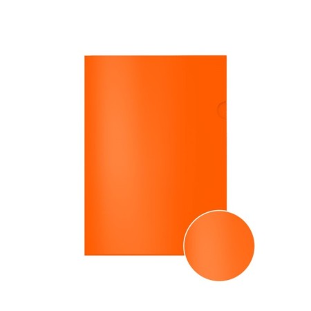 A4, 180 μm folder, Erichkrause Glossy Neon, transparent, mix-1