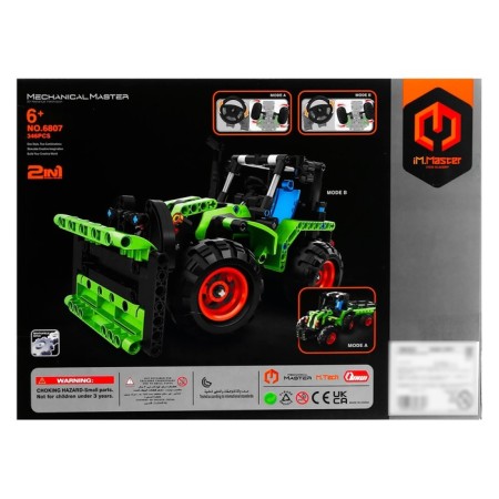 Designer Technician "Agricultural Tractor", 2 assembly options, 346 details-5
