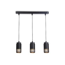 Slotnik Light with a change of lamp Ambrella Light, Techno Family, TN51699, 3xgu10, Black Color Black