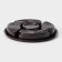 Menzhitsa is disposable plastic, d = 26 × 4.2 cm, 5 sections, bottom, round, 110 pcs/pc, brown color