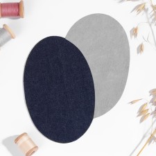 Clothes for clothing, 15.5 × 9.5 cm, heat -miles, steam, blue jeans color