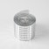 Mirror mosaic adhesive, 0.5 × 0.5 cm, 8 rows 4 cm × 1 m, silver glass