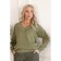 Female pulver, size 48, olive color