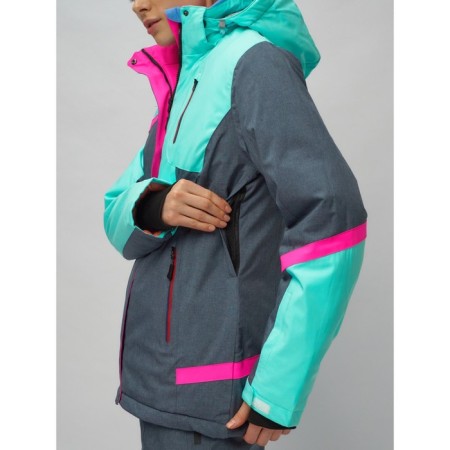 Ski suit, size 42, turquoise color-24