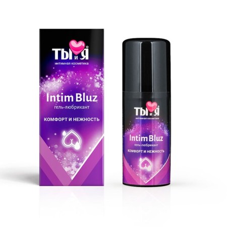 Intimate gel-lubricant you and I intim bluz, water-based lubricant, anal, 20 ml