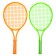 A set of missiles "Tennis", 2 rackets, ball