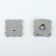 Magnetic, sewing buttons, d = 18 mm, 10 pcs, silver color