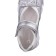 Baby sandals, size 32, silver color