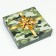 Folding box, "festive camouflage" 23 x 23 x 6.5 cm