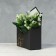 Golden embossing "You are in my heart" Black 18 x 24 x 7 cm