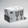 A set of fuepers "Aphrodite", glass, d = 8 cm, h = 16 cm, 210 ml, 6 pcs