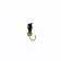 Mormyshka drop, green eyes + ball gold, weight 0.8 g