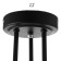 Chandelier 1089/3BK 40W E27 Black 54x54x26 cm Bayerlux