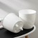 Kashpo for flowers with an insert "Grace", 2.8 liters, white color