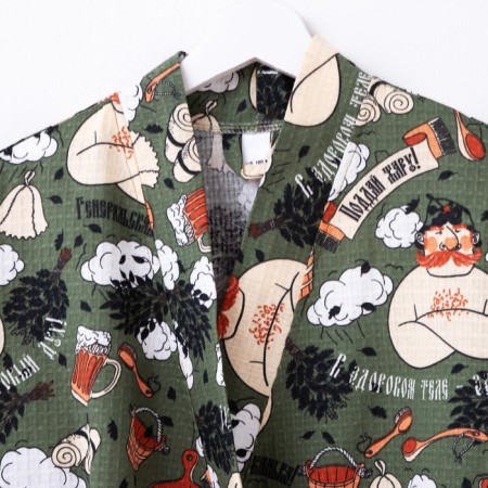 Male extensive Ethel Bathbell "General Bank" size 50-52, waffle 200g/m2, 100% cotton-9