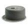 Curler for a kitchen made of stone Zein 50/Q8, D = 467 mm, round, overflow, dark gray color