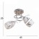 Boni chandelier 2x40W E27 Chrome Model: 2638718