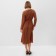 Women's dress Minaku: Silk pleasure Orange color, size 44
