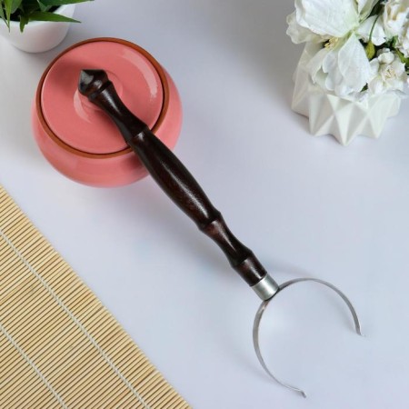 Set "Vyatka Ceramics Trio" 0.6 l x 3 pcs + grasp, pink-4