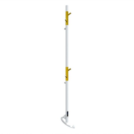 Towel Electric Laris Image, 150x1400 mm, 4 crossbars, univers., White-9