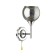 Bra Sandra, E27 1x60W, chrome color, smoky