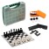 Board game 3 in 1 "On the road": chess, dominoes, checkers (2 boards from cardboard 29x29 cm)