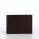 Male purse without fastening, department for cards, coins, brown color
