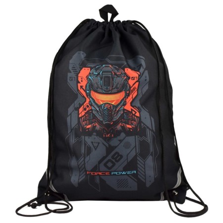 A bag for shoes 480 x 360 mm, Phoenix, sublimation, reflective strip, "cyber"