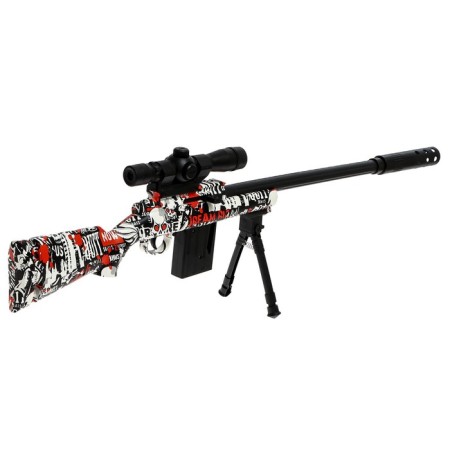 Sniper rifle m24, shoots gel bullets-14