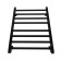 Electric towel "Sanprise" Contour P8, 500x800 mm, universal, black