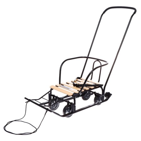 Sled "Timka 5 station wagon", black color