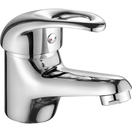 Fashun A1003 shell mixer, single -leaf, 105 mm pour, brass, chrome