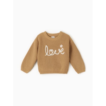 Jumper Kroshka I'm Love, r.68-74 cm, beige
