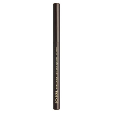 Eye eyeliner thin Eco Soul PowerProof Super Slim Eyeliner BK02 Ash Black 0.1 g