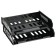 A set of paper trays is horizontal sity, set 2 pieces, on metal rods, black