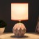 Amaltei table lamp E14 40W Pink 13x13x25 cm Risalux