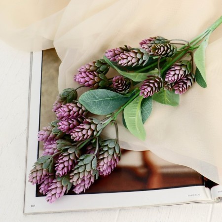 Flowers artificial "twig of hops" 45 cm, lilac